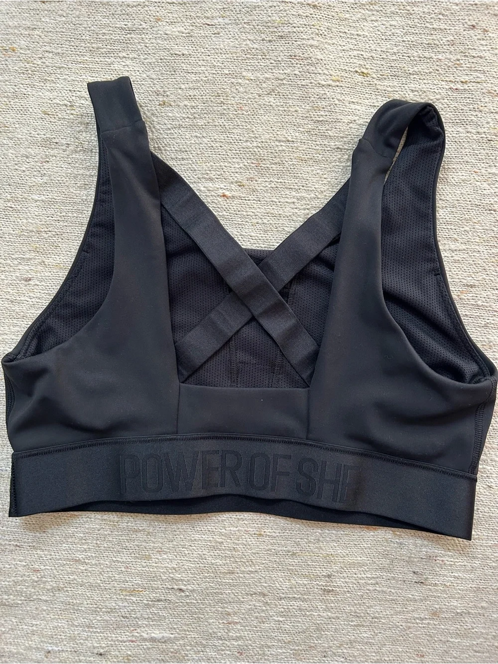 Athleta Sports Bra - POWER OF SHE. Great condition. Size is small